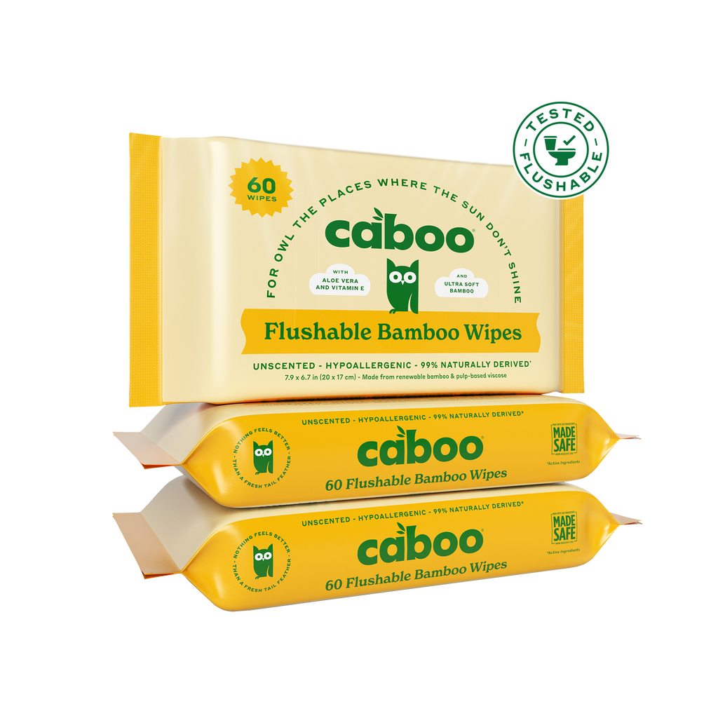 Bamboo Flushable Wipes