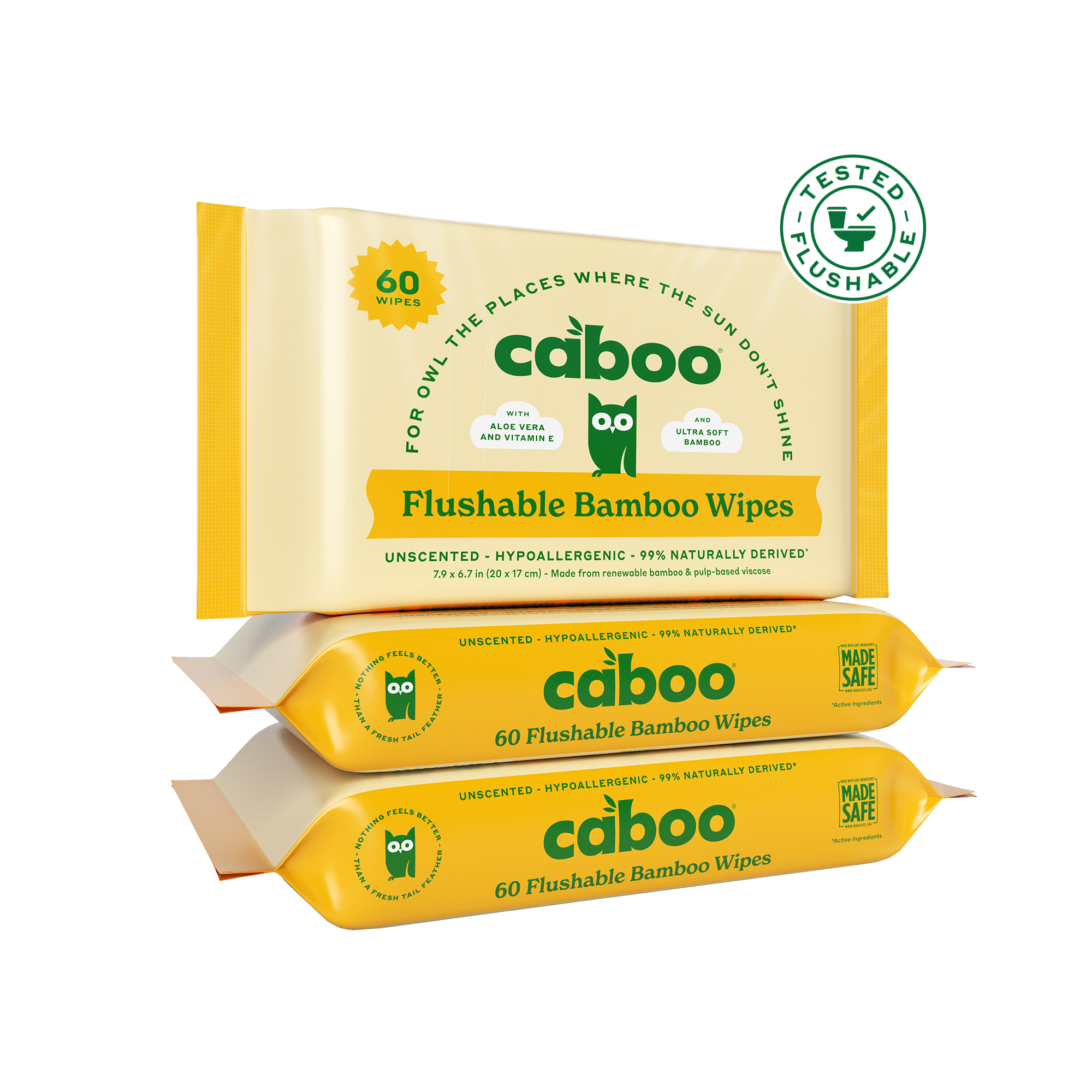 Bamboo Flushable Wipes