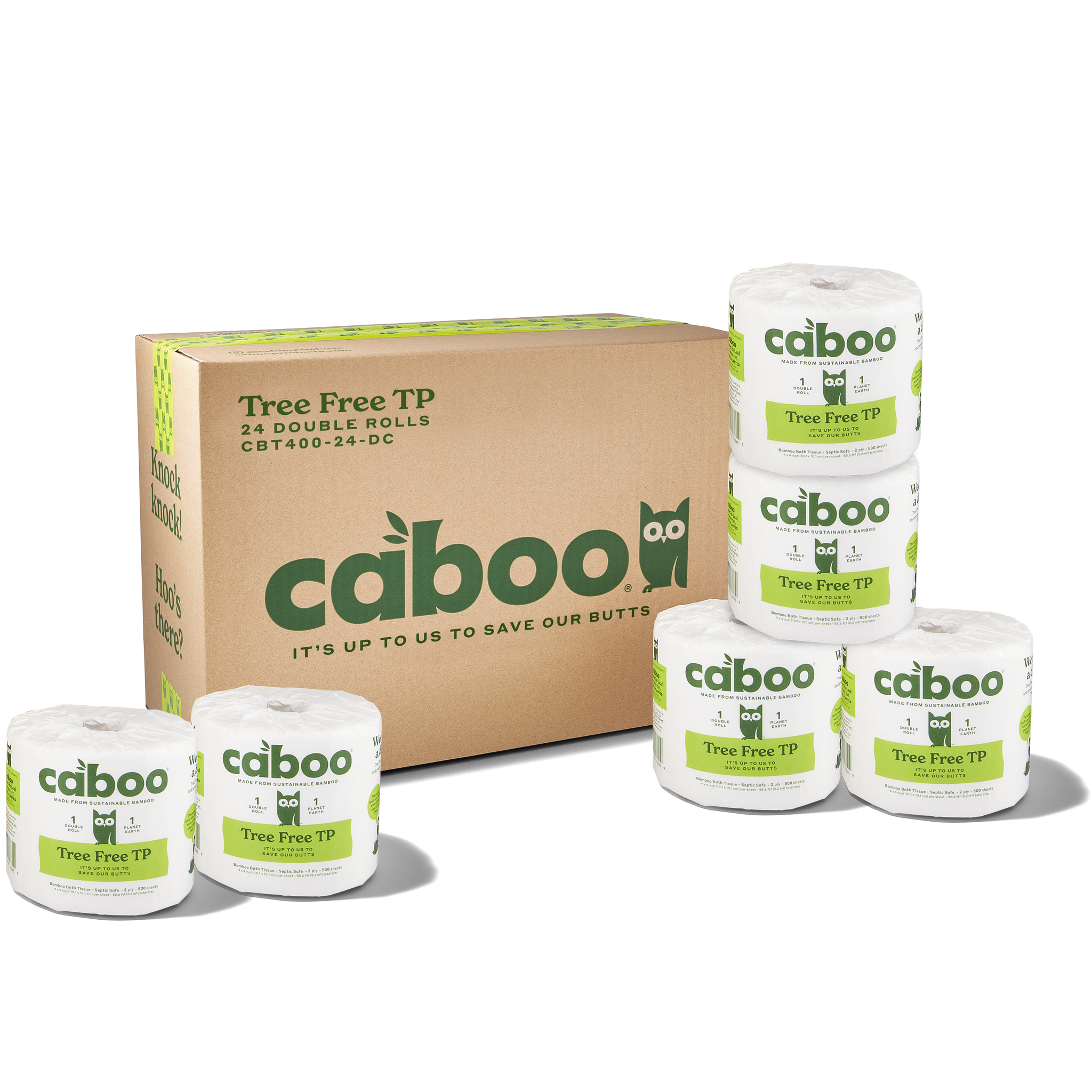 Tree-Free Bamboo Toilet Paper - Caboo